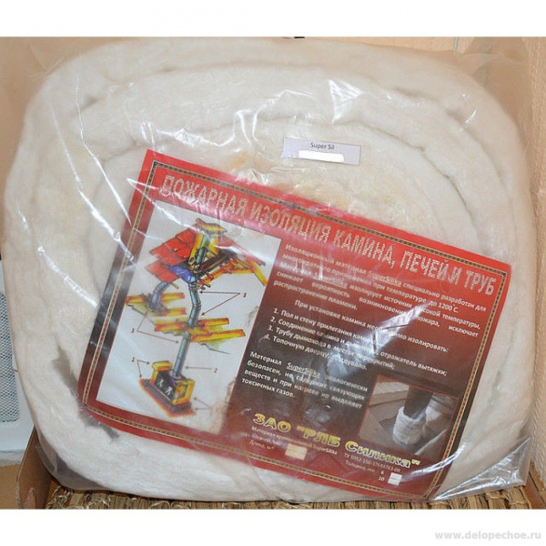 Материал иглопробивной кремнеземный Supersilika-10 лента 900*230*10мм