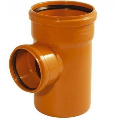 Тройник 160/110 90гр (рыжий)