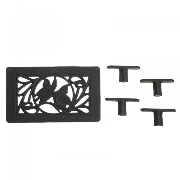 Решетка вентиляционная «Лето», 250х140х17 мм /6898078