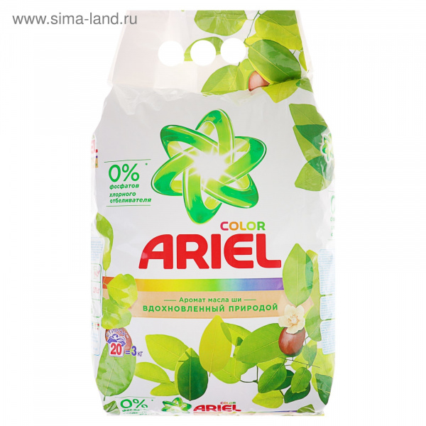 Стиральный порошок АРИЕЛЬ автомат 3кг Аромат Масла Ши