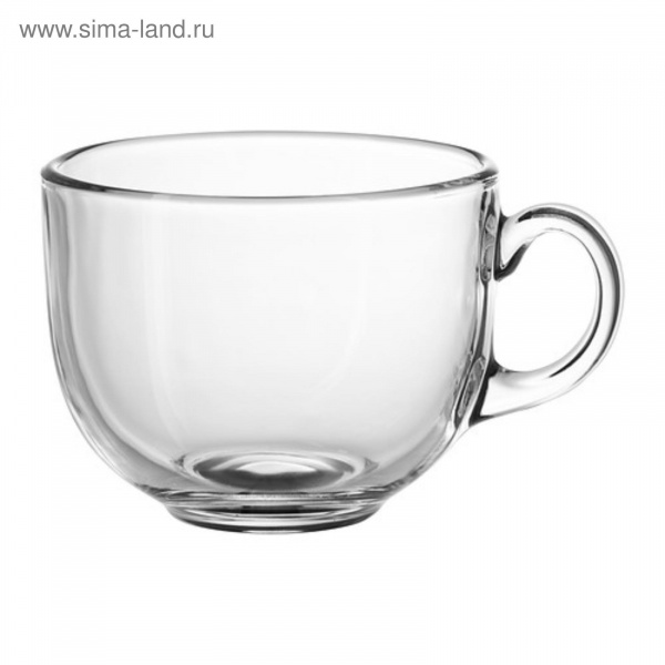 Чашка большая, прозрачное стекло УППГРАДЕРА   17278