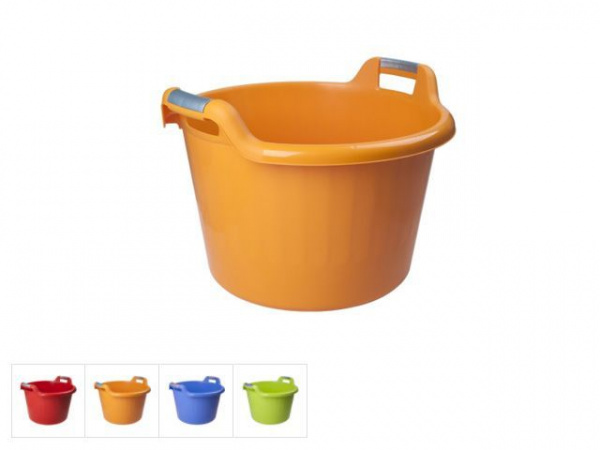 Таз круглый 60 л, DRINA (цвета в ассортименте) (10067)