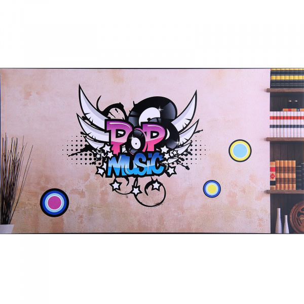 Наклейка Pop music 70х48 /133825