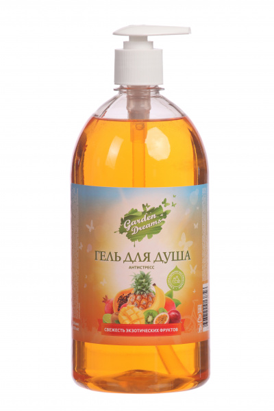 Гель для душа 1л. "Свежесть экзотических фруктов" /70603