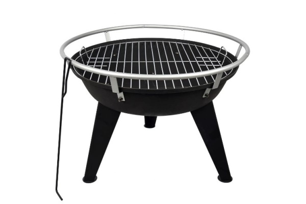 Гриль-камин дровяной с кочергой BOYSCOUT, O 64 х 58 см /61248