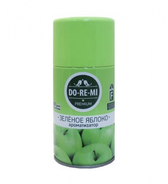 Освежитель воздуха ДО-РЕ-МИ "Зеленое яблоко" 250мл