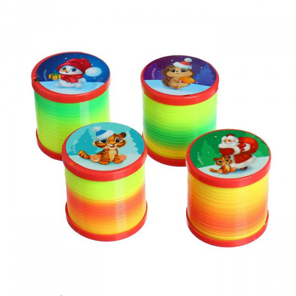 Спираль-радуга "С Новым годом" d.-5см 6869423