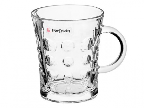Кружка стеклянная, 270 мл, серия Иллюзия, PERFECTO LINEA (30-270040)