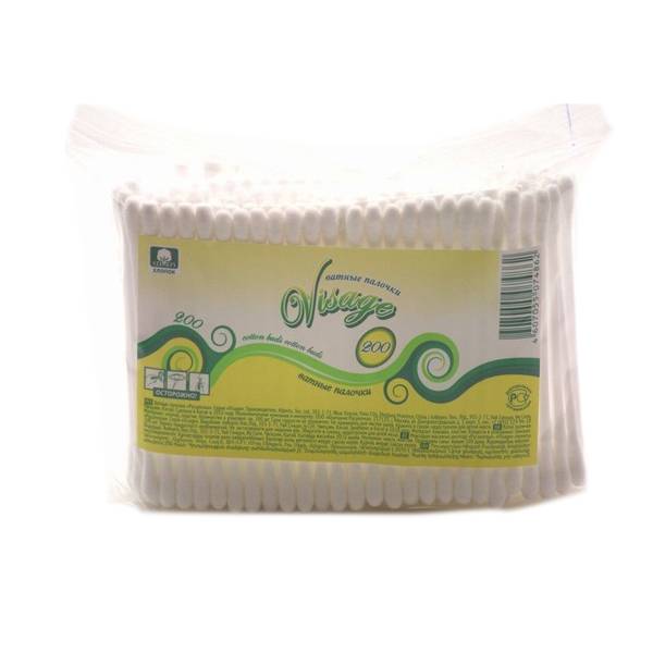 Ватные палочки РУСАЛОЧКА "VISAGE" зип 200шт. 074862