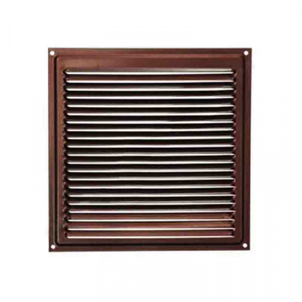 Решетка вентиляционная 100х100 с сеткой /медь/447д