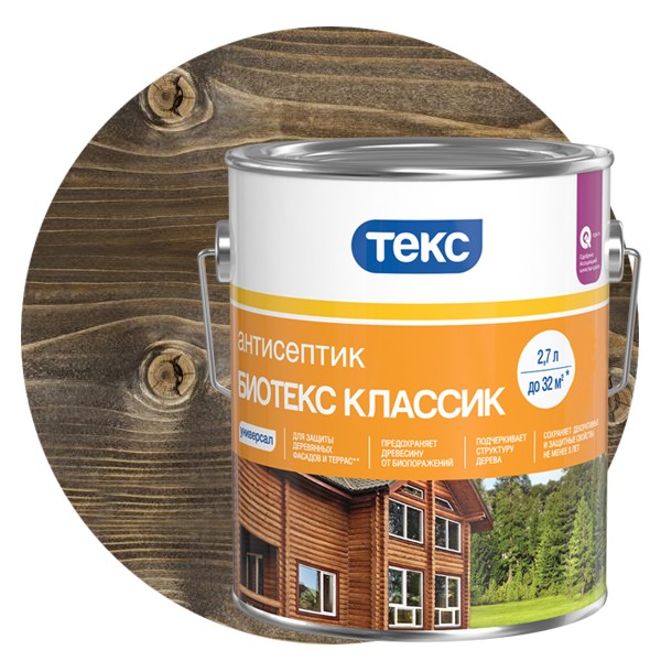 Антисептик Биотекс Классик Универсал орех 2,7л