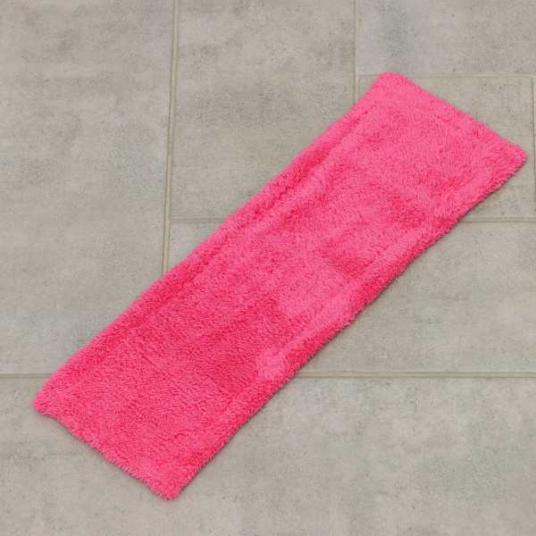 Насадка для плоской швабры, 42×12 см,микрофибра, цвет красный /7372991