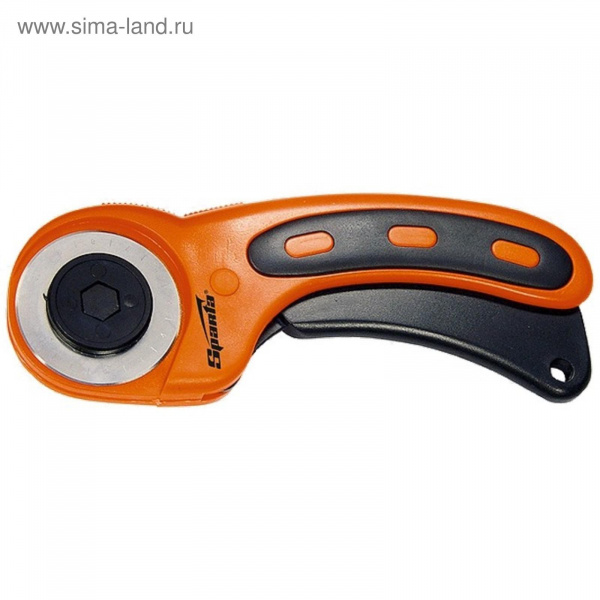 Нож, 45 мм, вращающееся лезвие-ролик диаметром, пластмассовая ручка пистолетного типа/789905