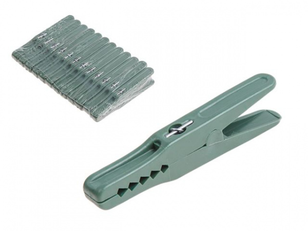 Прищепки для белья Crocodile 12 шт., POBEDA (цвета в ассортименте) (P8SK001)