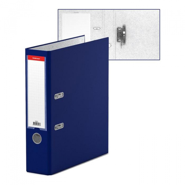 Папка-регистратор А4 70 мм ErichKrause Granite синий (собранная) /3355964