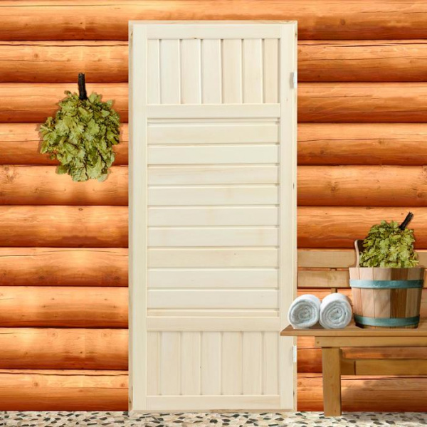 Дверь для бани и сауны сорт "ЭКСТРА" ЛИПА 160х70 см /7186880