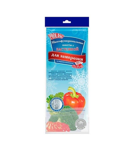 Пакеты с застежкой зиплок PROLANG 25*35 10шт 6399
