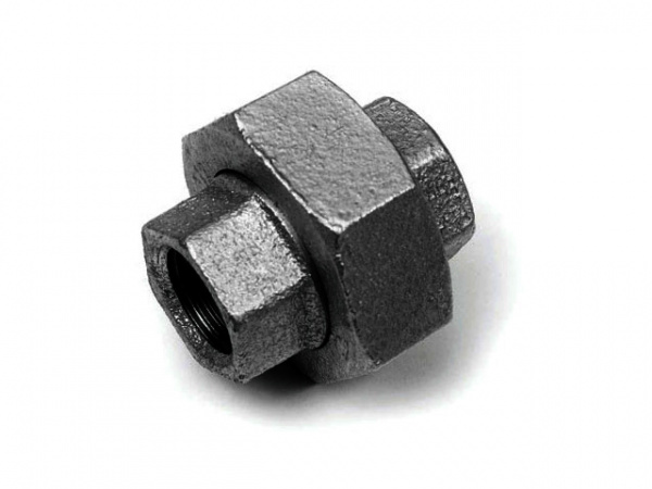 Американка под плоск. прокладку вн.-вн. 3/4" черный TITAN (KA10500104) (Livarna TITAN)