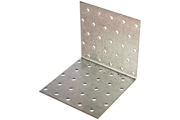 Крепёжный угол оцинкованный 100х100х100х2,0мм KUR 100х100