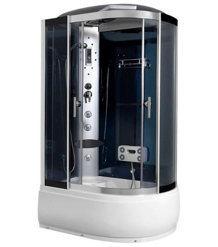 Душевая кабина ANS-836L touch screen X (лев) 80х120х215+стекло/графит+4 кор