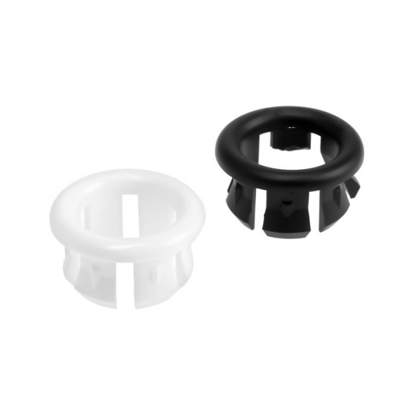 Обрамление для переливного отверстия Masterprof ИС.131546, круглое, белое + черное /9462930