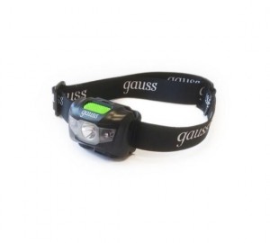 Фонарь налобный 3W 130lm акк. Li-ion 600mAh GF405