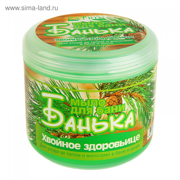 Мыло для бани густое  Хвойное здоровьице 450мл 1176248