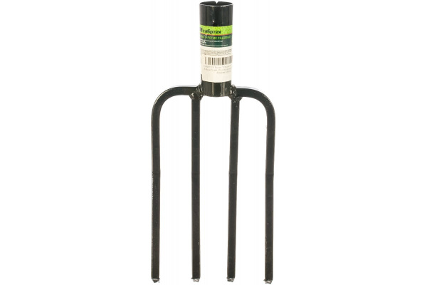 Вилы Садовник четырехрогие, 145 х 235 мм, без черенка Россия Сибртех/63834