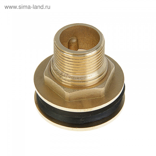 Штуцер "Никифоров", 3/4", для емкостей, с поджимной гайкой/2620688