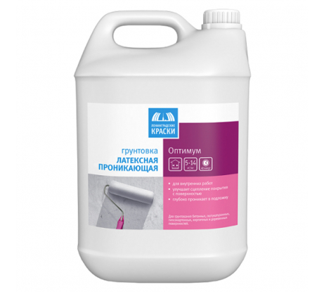 Грунтовка глубокого проникновения с индикатором ОПТИМУМ 5л.