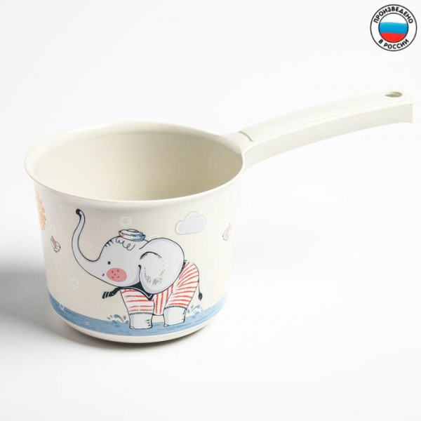 Ковш для купания и мытья головы, детский банный ковшик, хозяйственный 1,5 л /4621543