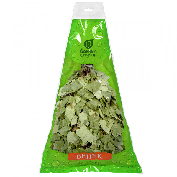 Веник березовый в упаковке "Банные штучки /03647