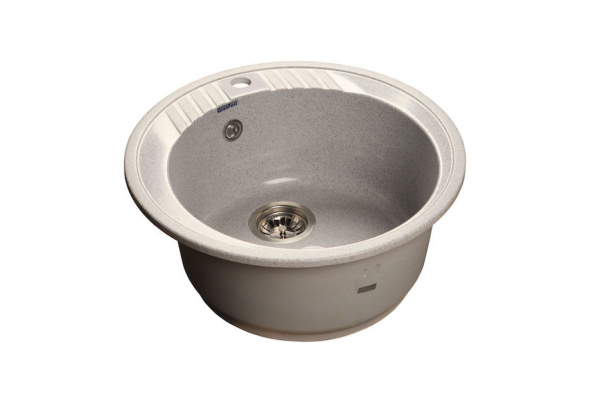 Мойка GRANFEST Rondo GF-R520 (d520) серый 310 круглая 