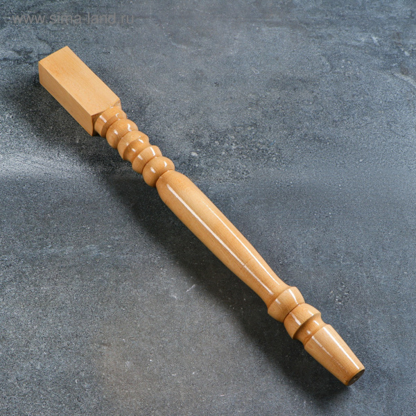 Ножка-балясина из массива бука, лакированная, натуральный цвет, 73 см, сорт AB/2682043