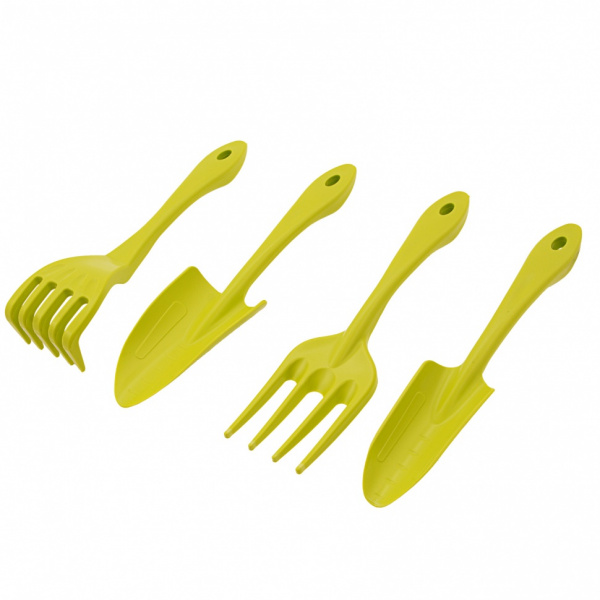 Набор садового инструмента, полипропиленовый, 4 предмета, Россия, Palisad/62907