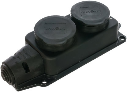 Колодка 2-х местная з/к