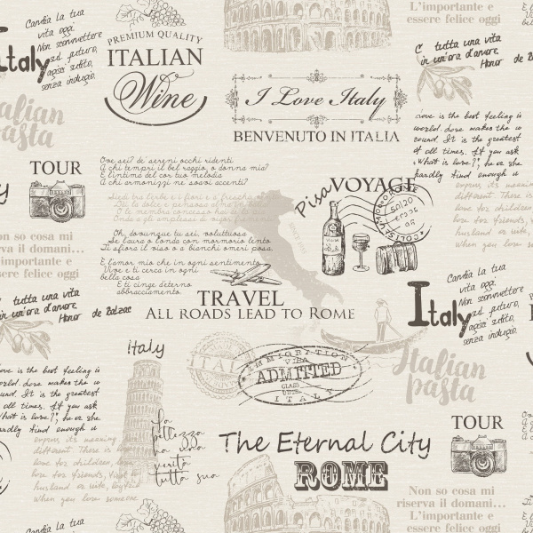 Обои Startdeco Рим Вояж мотив 98692 СН/ПР