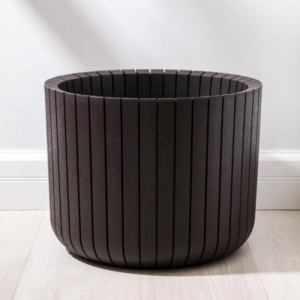 Кашпо для цветов «Шато», 29 л, цвет коричневый ротанг /6628162