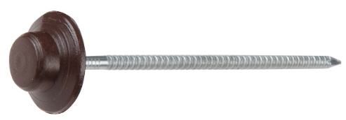 Гвоздь для ондулина 2.5х70 коричневый (100 шт в упак) (STARFIX)
