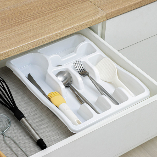 Лоток для столовых приборов Magic, цвет снежно-белый /4759021