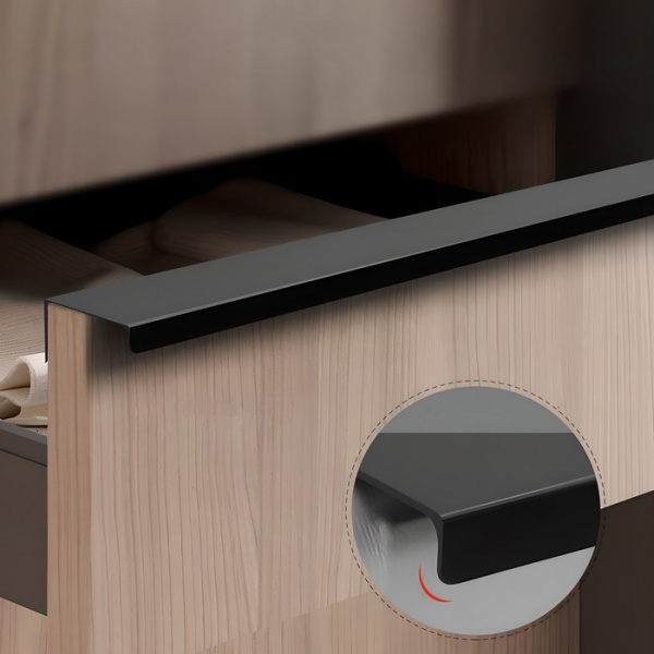 Ручка CAPPIO, L=250 мм, м/о 192 мм, цвет черный/7069467