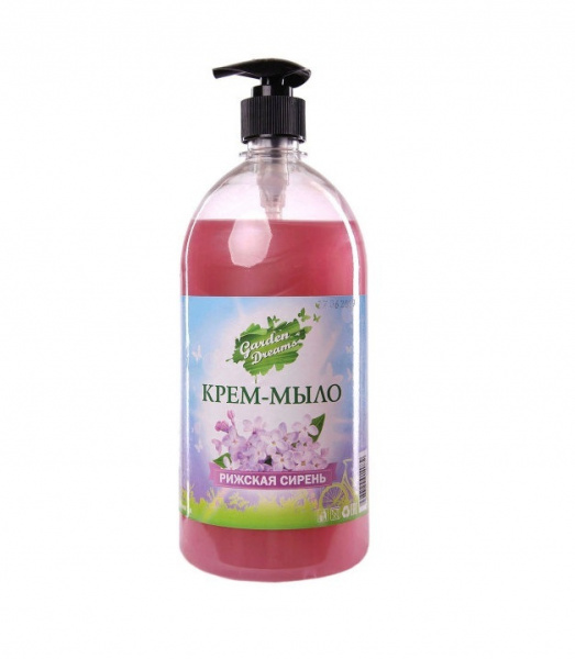 Жидкое крем-мыло "Garden Dreams" 1000мл  Рижская Сирень