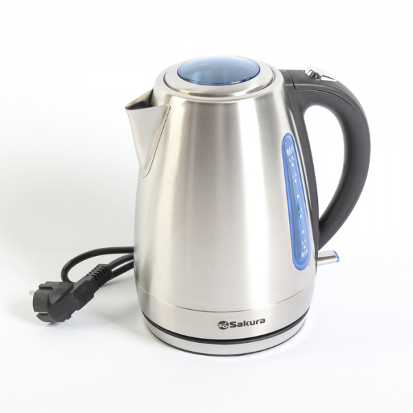 Чайник дисковый SAKURA SA-2133 1,7л 2200Вт нерж. матовый/2904537