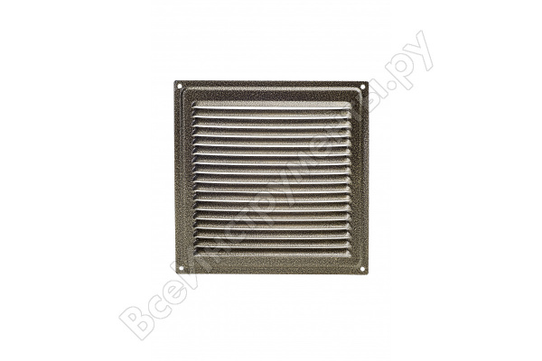 Решетка вентиляционная 175х175 с сеткой /бронза/463д