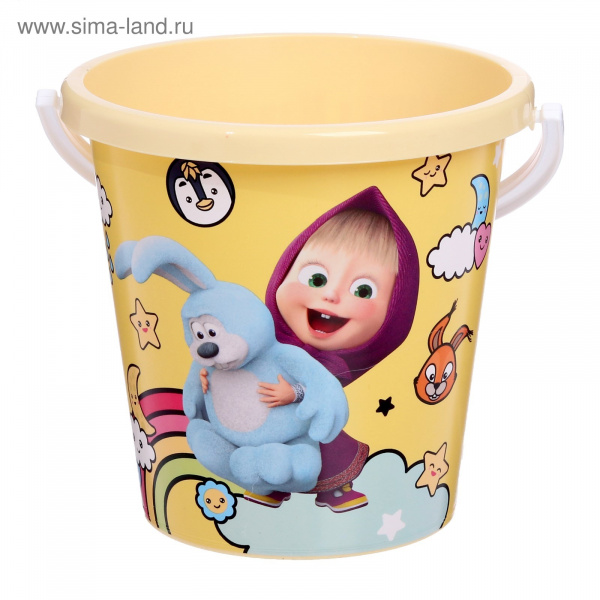 Ведро детское "Маша и медведь" 1,5л 4246891