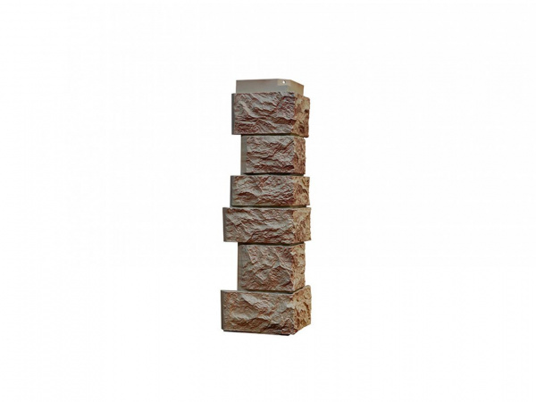 Угол сборный NORDSIDE "Северный камень" 119*463 Терракотовый