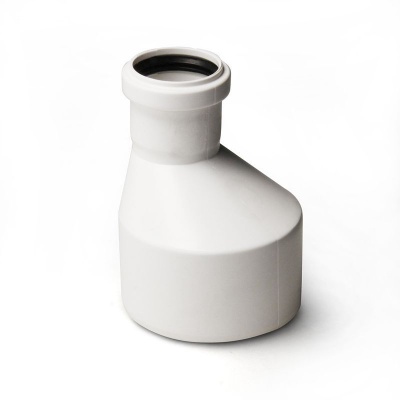 Переход эксцентрический Stilte Белый 110x50