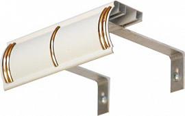 Карниз АМЕ 022 двойной1,5м КМ цвет белый