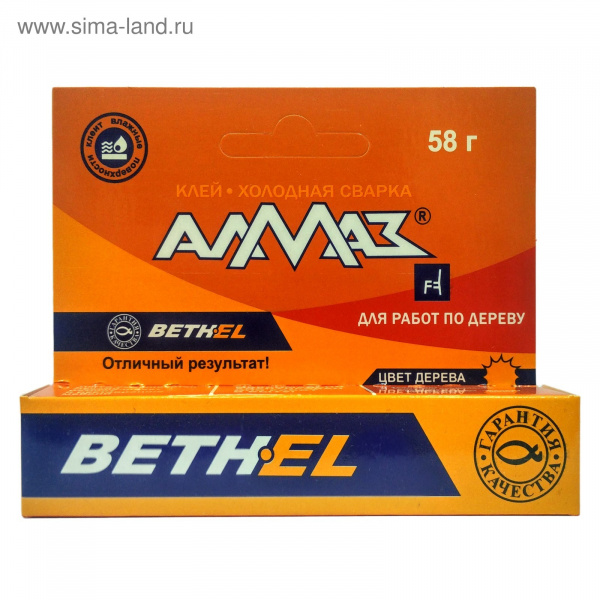 Холодная сварка " Алмаз-пресс"Дерево, 58г   2995124