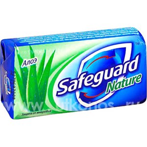Мыло СЕЙФГАРД  90гр. Алоэ *72